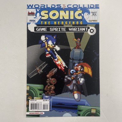 Sonic The Hedgehog #249 2013 FN/VF Game Sprite Variant Archie Comics