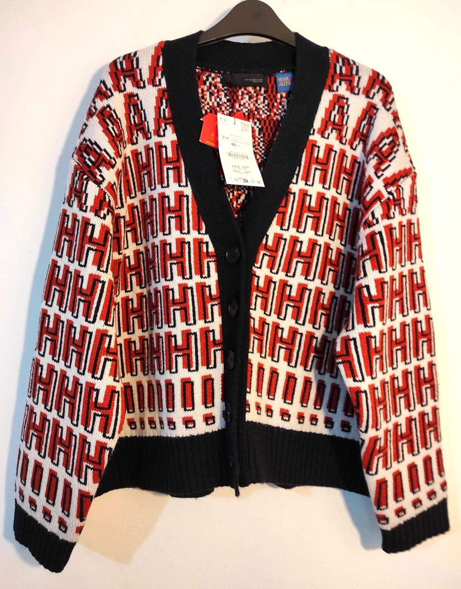 Zara Oversize Home Alone Knit Cardigan Size S - M Chunky Thick 33% Wool