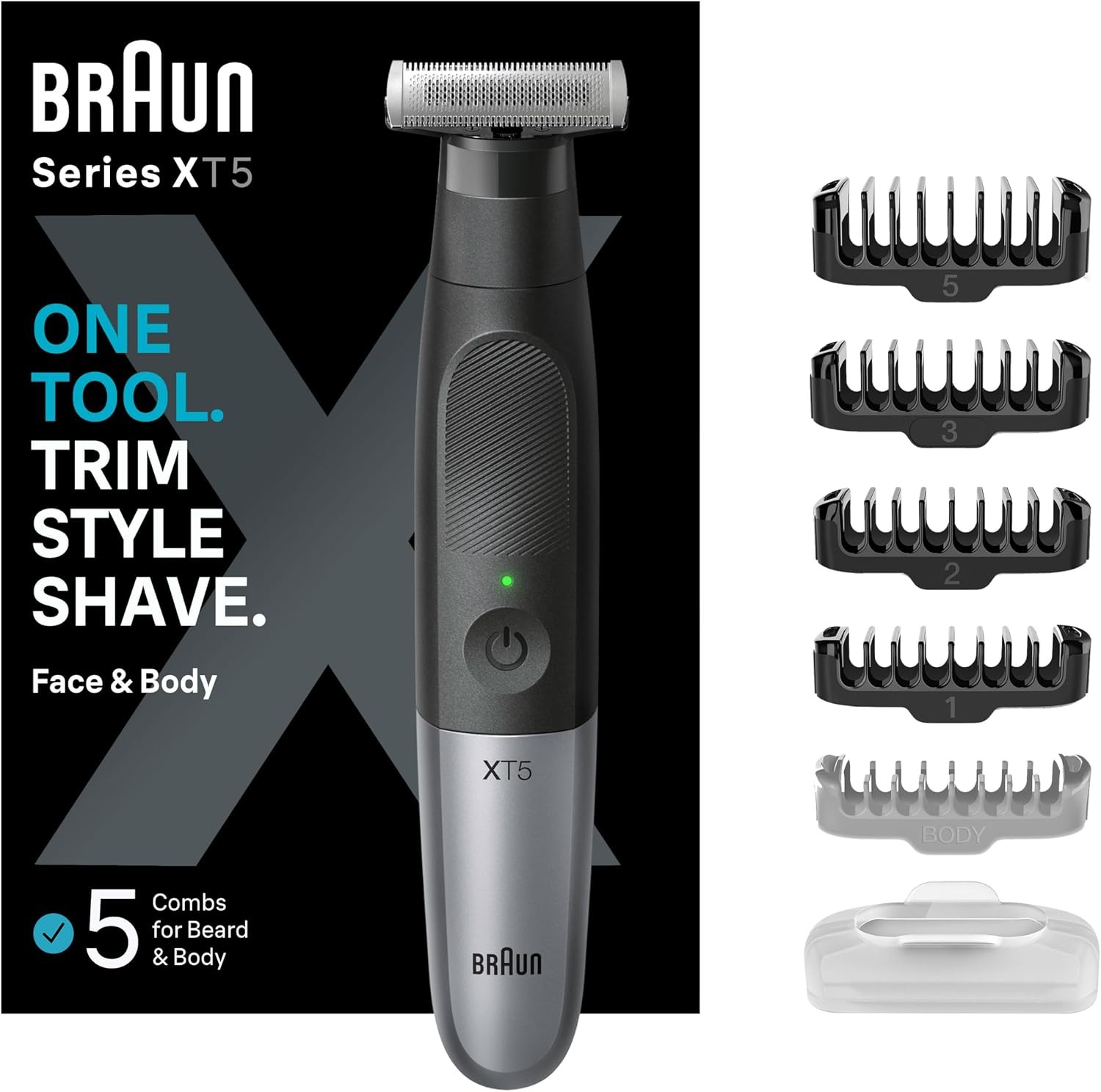 Braun Series X XT5100 Beard Trimmer & Body Shaver for Men - Image 5