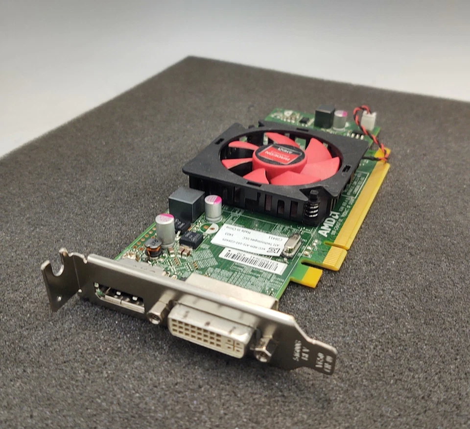 13x  AMD Radeon 1GB 109-C26457-01 PCI-e DVI DisplayPort Low Profile Video Card - Image 2 of 4