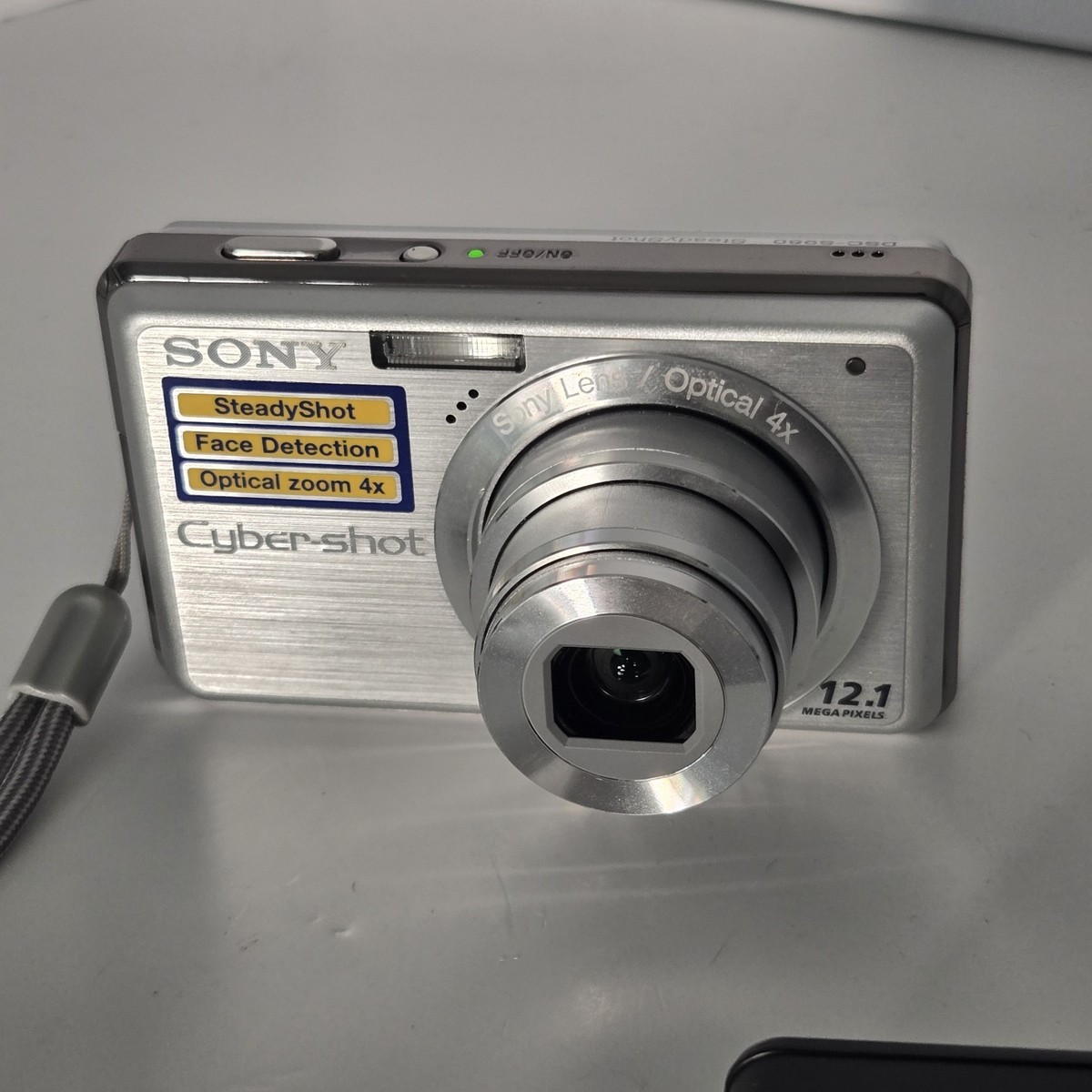Sony Cyber-shot DSC-S980 12.1MP Digital Camera - Silver for