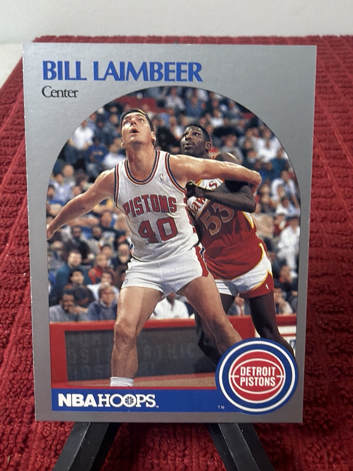1990-91 NBA Properties Bill Laimbeer Base Set #108 β
Detroit Pistons