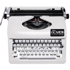 The Oliver Typewriter Company Timeless (White) manual typewriter untested thumbnail
