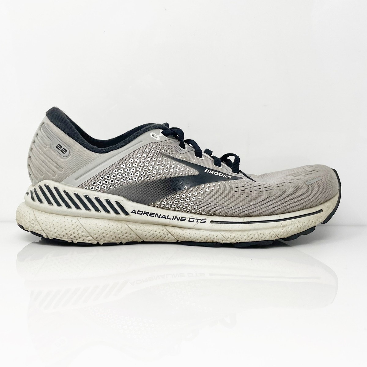 Brooks Adrenaline GTS 22 Shoes Men 8 Grey Stability Running Sneakers 1103661D012 Brooks Adrenaline GTS 22 Mens 12 Grey White | Mercari main image 3