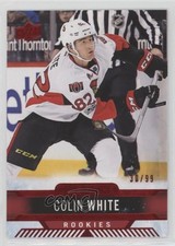 2017-18 Upper Deck Overtime Rookies Red Foil 30/99 Colin White #112 xp6
