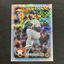 2024 Topps Chrome Update Spencer Arrighetti X-Fractor #USC17 Astros RC