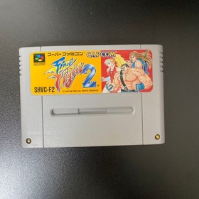Final Fight 2 W/Box Instruction SFC Cartridge Super Famicom  