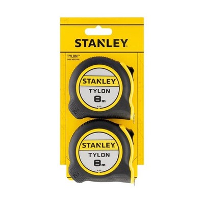 Stanley 8M Tylon Tape Measure Twin Pack STHT37267-3