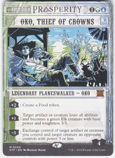 Oko, Thief of Crowns [Textured Foil] #77 Prices | Magic Outlaws of