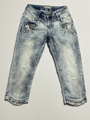 Tredy 3/4 Jeans Hose Capri Gr 36 7770