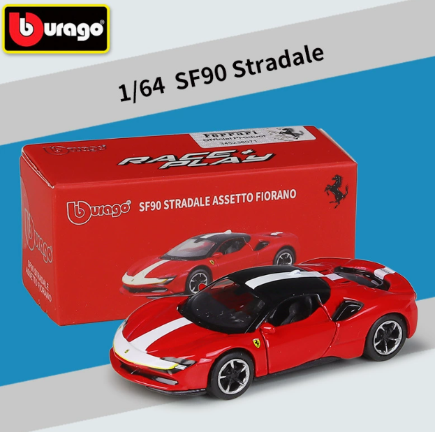 Bburago 1:64 Ferrari SF90 Stradale Assetto Fiorano Diecast Model