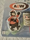RARE NOS A&W ROOTY Bear & Cream Soda Can Fridge Magnet Set Souvenir Collectible — photo 3