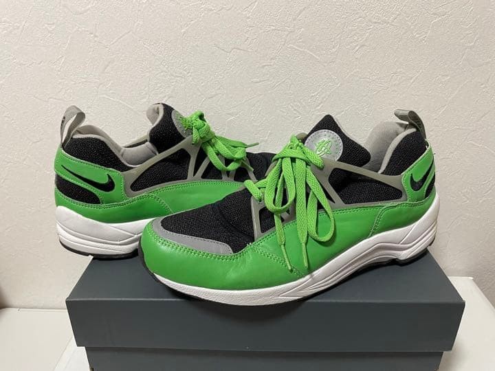 Men 10.5US Sneaker Nike Stussy Air Huarache Light Green U28.5Cm
