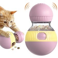 Cat Treat Dispensing Toy Puzzle Feeder Ball Food Dispenser for Kittens