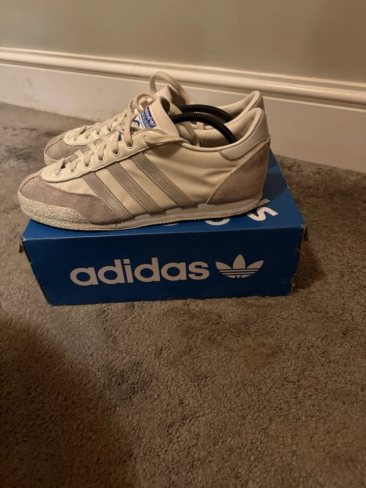 ADIDAS X LG II SPZL CREAM WHITE/GREY ONE/CHALK WHITE Size 9 UK  used  - Image 3 of 4