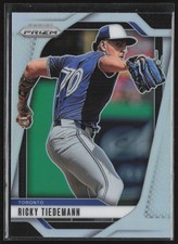 2025 Panini Prizm Ricky Tiedemann Prizms Silver Toronto Blue Jays #163