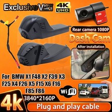 4K DVR Dash Cam Camera for BMW X1 F48 X2 F39 X3 F25 X4 F26 X5 F15 X6 F16 F85 F86