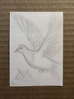 ACEO Original Pigeon Sketch Card 3x2.5 5of5 graphite firebutterfly NixR — photo 1