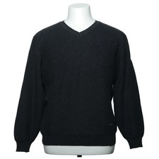 Maselli, Strickpullover, Größe: M, Grau, Einfarbig, Rippenstrick, Herren #tEL