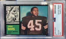 PSA 4 1962 Topps Ernie Davis No. 36