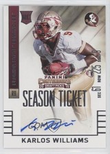 2015 Panini Contenders Draft Picks Auto Karlos Williams #205 Auto 0pm
