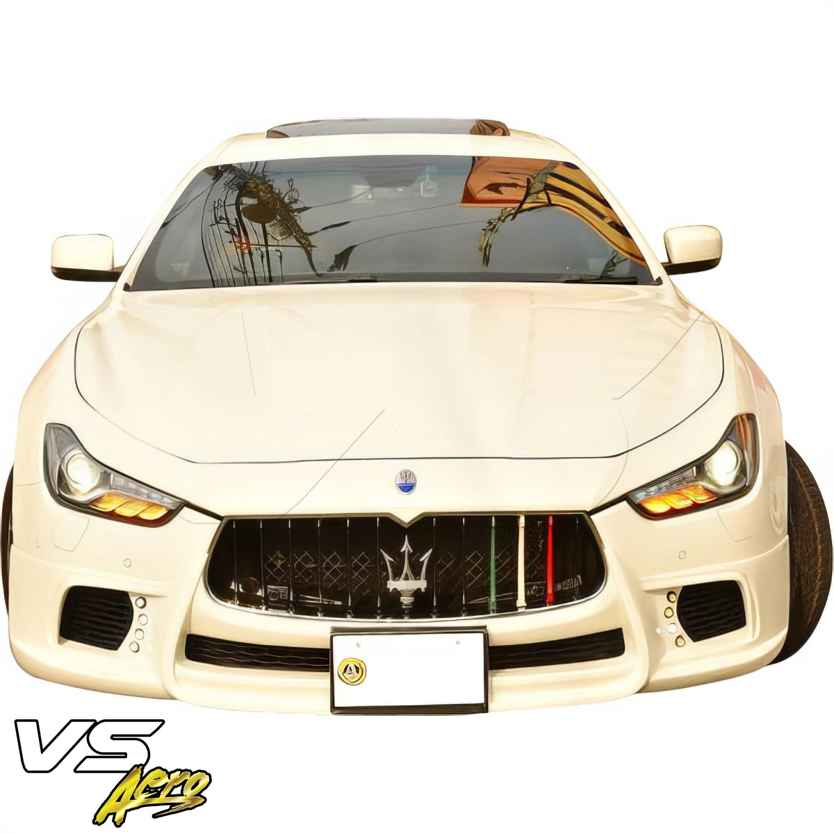 VSaero FRP WAL Front Lip Valance for Ghibli Maserati 13-17 vsaero_101451