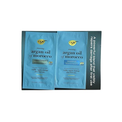 OGX Renewing+ Argan Oil of Morocco Conditioner and Shampoo Sample Set