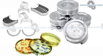 NEW 96-00 HONDA Civic D16Y5 D16Y7 D16Y8 NPR Piston Rings & Main & Rod Bearings