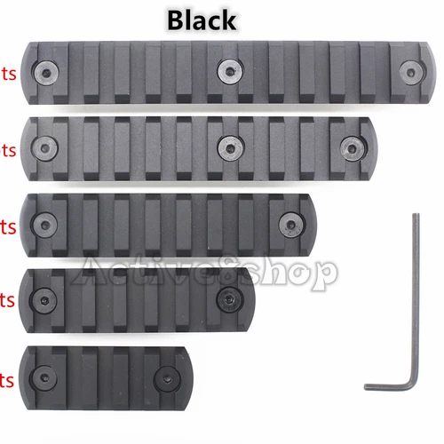 9 Color Key Mod Picatinny Rail Section System Aluminum Anodized Rifle Hunting - Picture 14 of 31