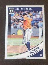 2018 Panini Donruss Optic CARLOS CORREA Card #129 Houston Astros