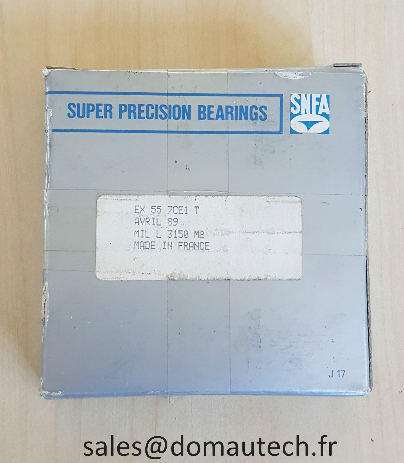 Roulement EX55 7CE1 T SNFA super precision bearing pour broche industrielle