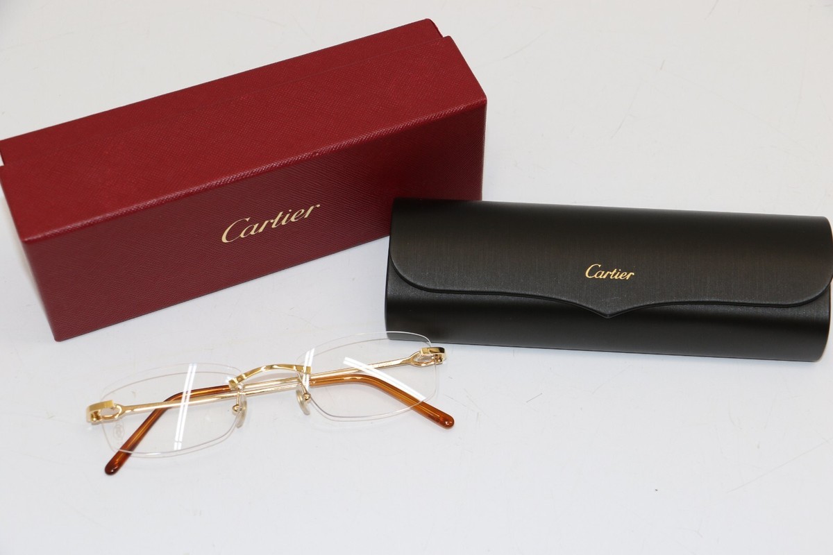 Cartier C Decor Sunglasses CT0004RS-001 Gold Frame Clear Lens 140MM Cartier C Decor Sunglasses CT0004RS-001 Gold Frame Clear  main image 4