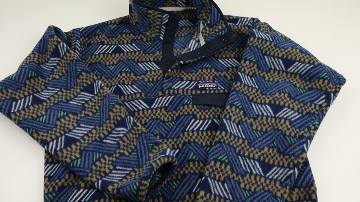 Patagonia Aztec Tribal Synchilla Snap-T Fleece Pullover Jacket
