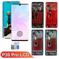 For Huawei P30 Pro OLED LCD Touch Screen Digitizer w/ Frame Display Replacement