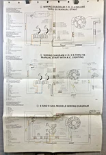 C.D. II 4 DELUXE THRU 55, C.D. II 5 THRU 55, 6 AND 8 SAIL MODELS WIRING DIAGRAM