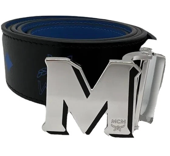 mcm belt blue