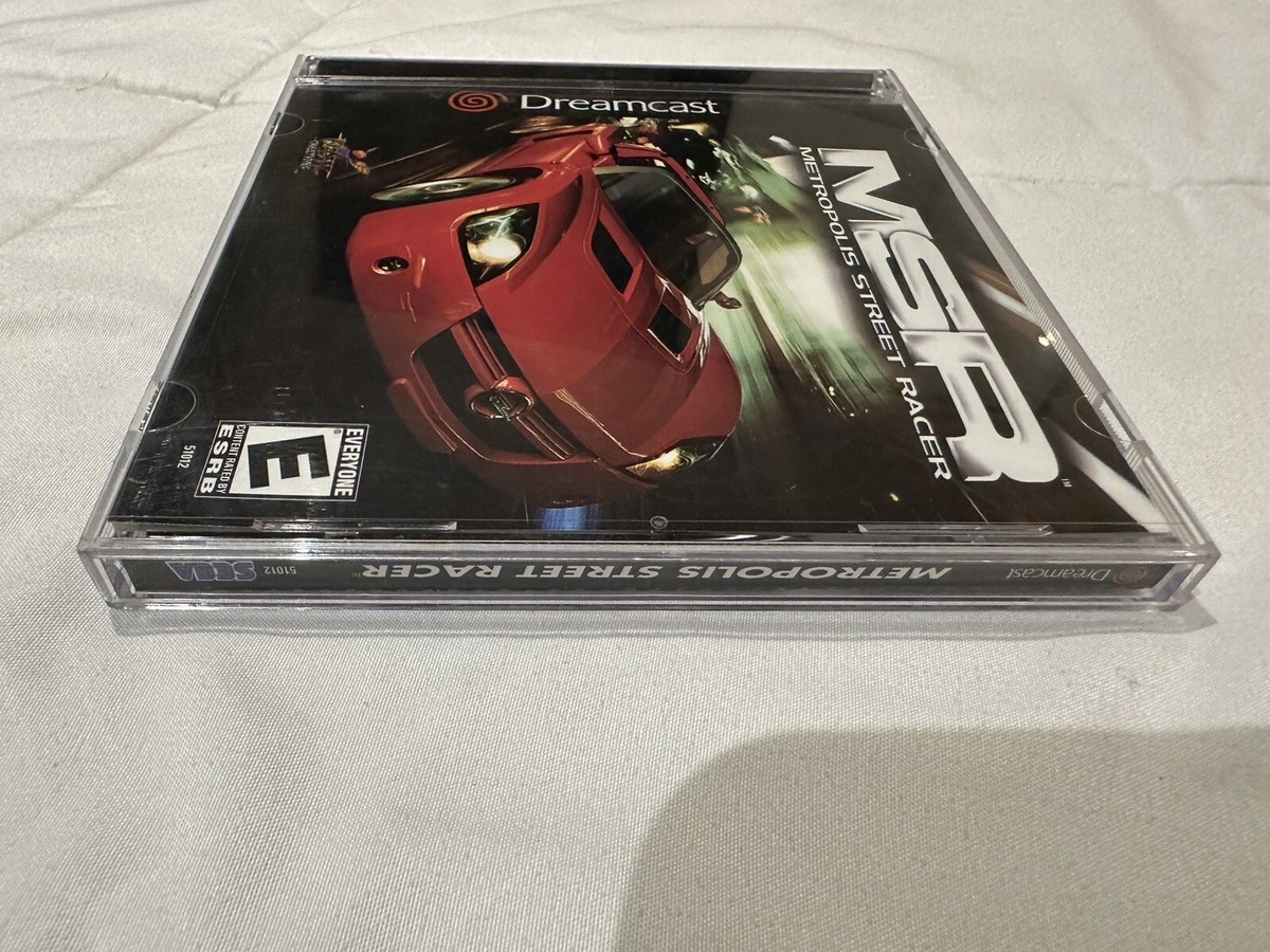 Metropolis Street Racer MSR (Sega Dreamcast, 2000) CIB Complete