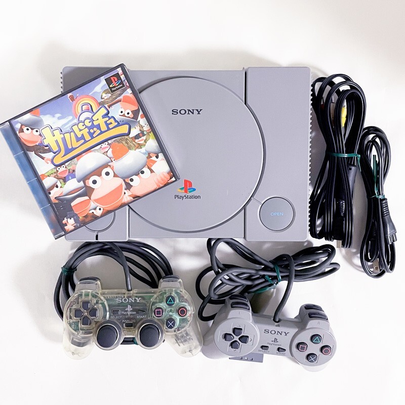 Sony PlayStation PS1 SCPH-5500 Ape Escape Japan Version Tested and Working