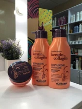 Kit Luxliss Keratin & Collagen Shampoo 500 ml + Conditioner 500 ml + mask 250 ml