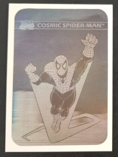 Spiderman 1990 Superheroes Marvel Impel Hologram Card (NM) - Picture 1 of 2