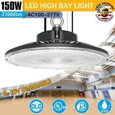 Commercial UFO LED High Bay Light 150W Industrial Warehouse Garage Lighting Lamp