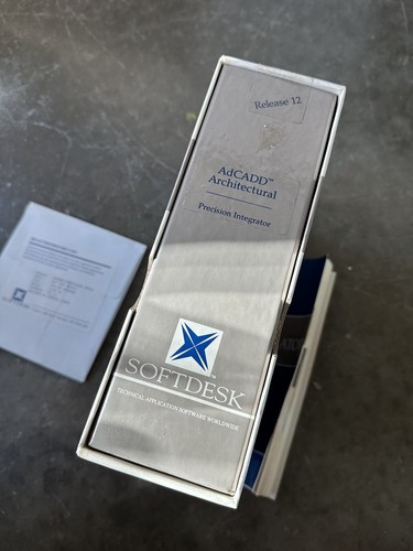 Vintage AdCADD Autodesk Softdesk Precision Integration DOS Windows Ver. 12.10 - Picture 6 of 6