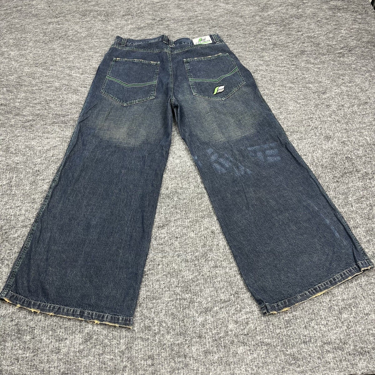 VINTAGE Kikwear Jeans Mens 40 Blue Denim Y2K Skater Street VINTAGE Kikwear Jeans Mens 40 Blue Denim Y2K Skater Street