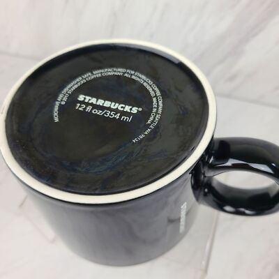 Star Bucks Black 12 Oz Mug BIG Starbucks Coffee Cup | eBay
