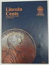 Whitman Lincoln Cents Vol. #3 1975-2013 Coin Folder, Penny Album Book # 9033