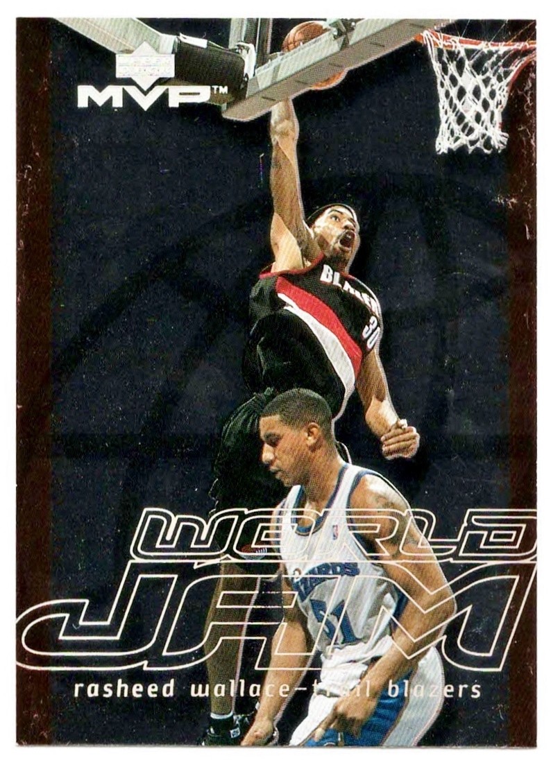 Jam Raseed 2000-01 Upper Deck MVP - World Jam Rasheed Wallace #WJ5 for sale online ...