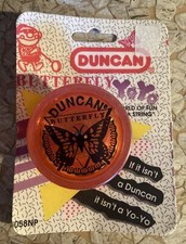 Duncan, Butterfly, YOYO, New Sealed 1994 Orange NOS Flambeau