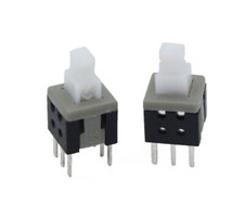 5X PULSANTI TATTILI 5.8X5.8mm SELF LOCKING arduino micro mini switch button cs