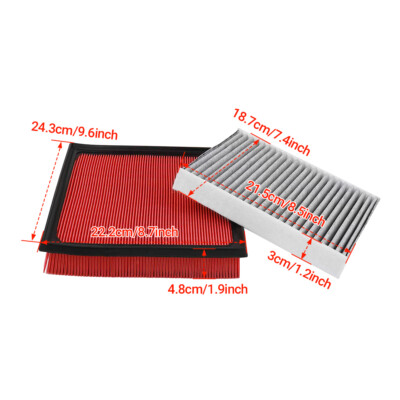 Engine & Cabin Air Filter Combo For Toyota Camry, RAV4, Avalon & Lexus ES350 2018-2023