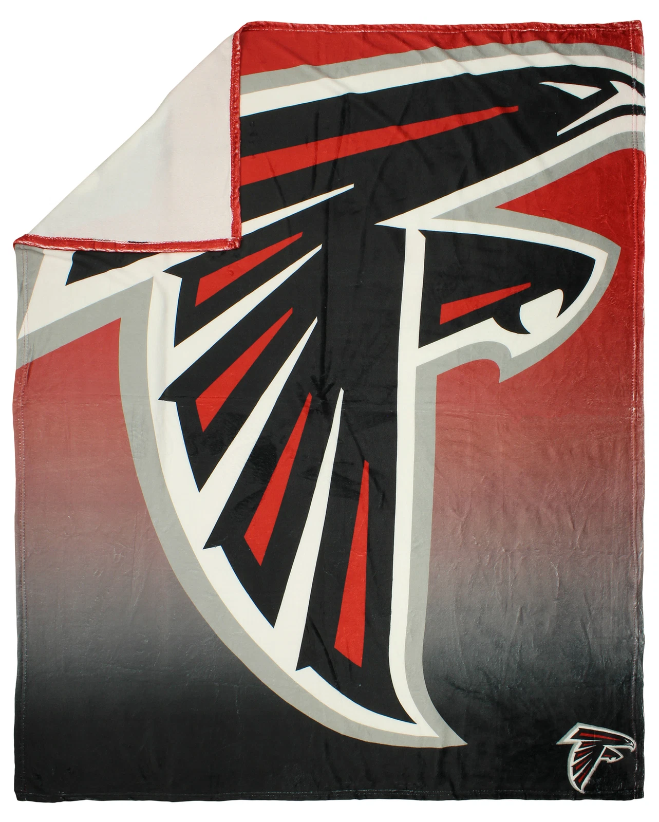 football Atlanta Gradient Micro Raschel Throw Blanket, Christmas Gift
